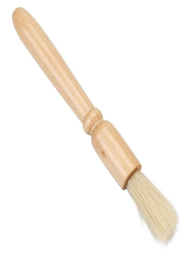 MSART Coffee Grinder Cleaning Brush + Coffee Brush Wood Handle & Natural Bristles Pastry Brush - Image 1