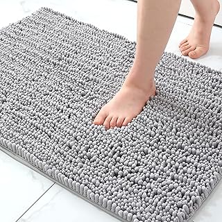 Arotive Arotive Luxury Chenille Bathroom Rug Mat, Extra Soft Thick Absorbent Shaggy Bath Rugs, Non-Slip Machine Wash Dry Plush  - Image 1