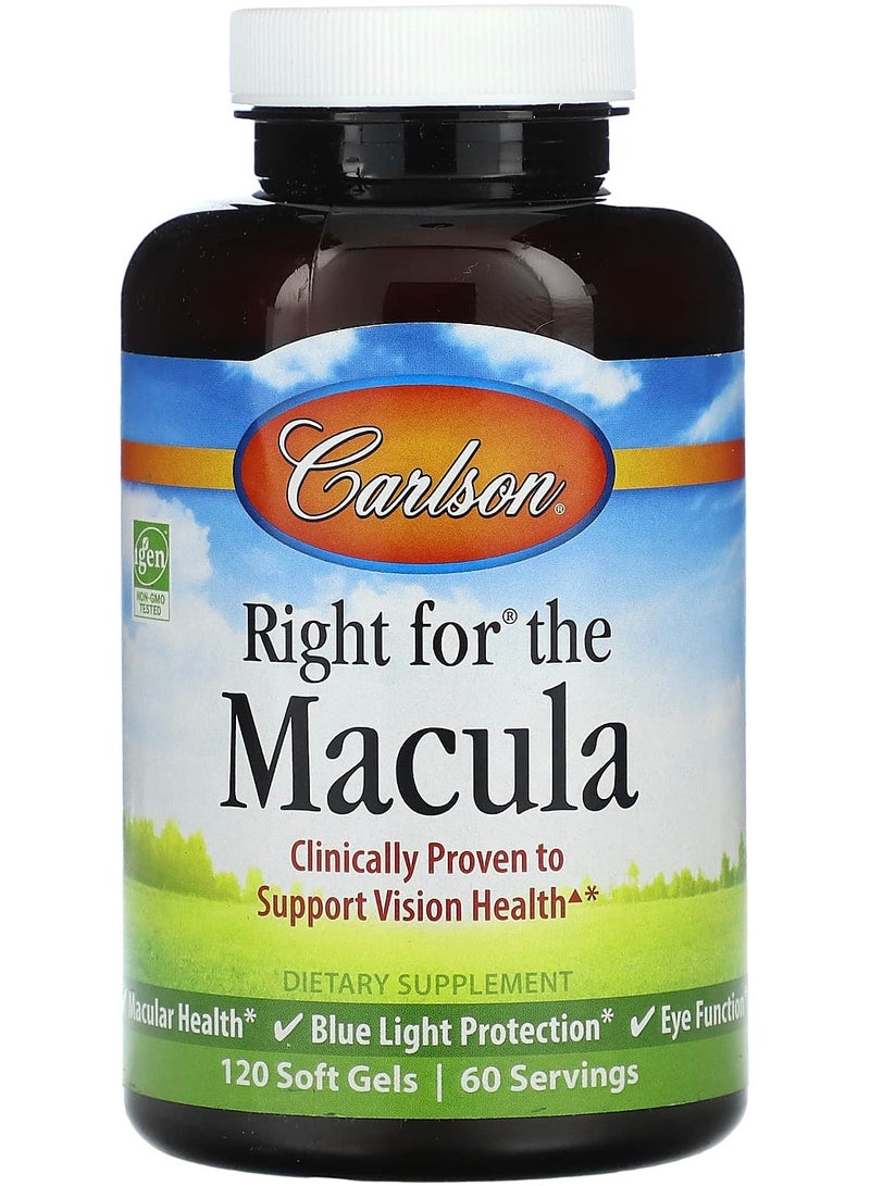 Carlson Right for the Macula, 120 Soft Gels