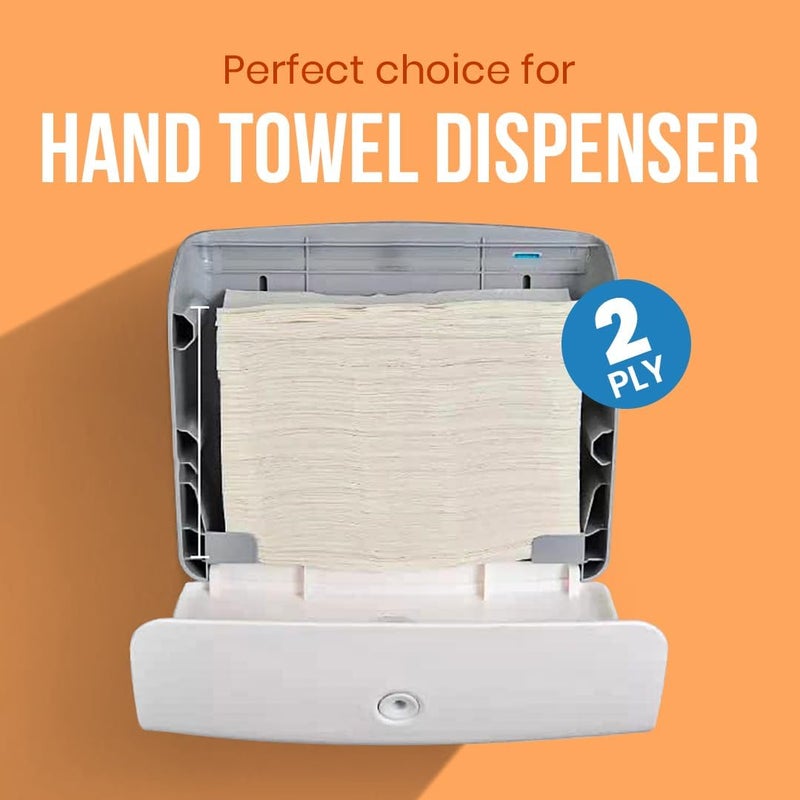 Brandsfinity Interfold 2-Ply Tissue Hand Towels - 3000 Sheets - Image 5