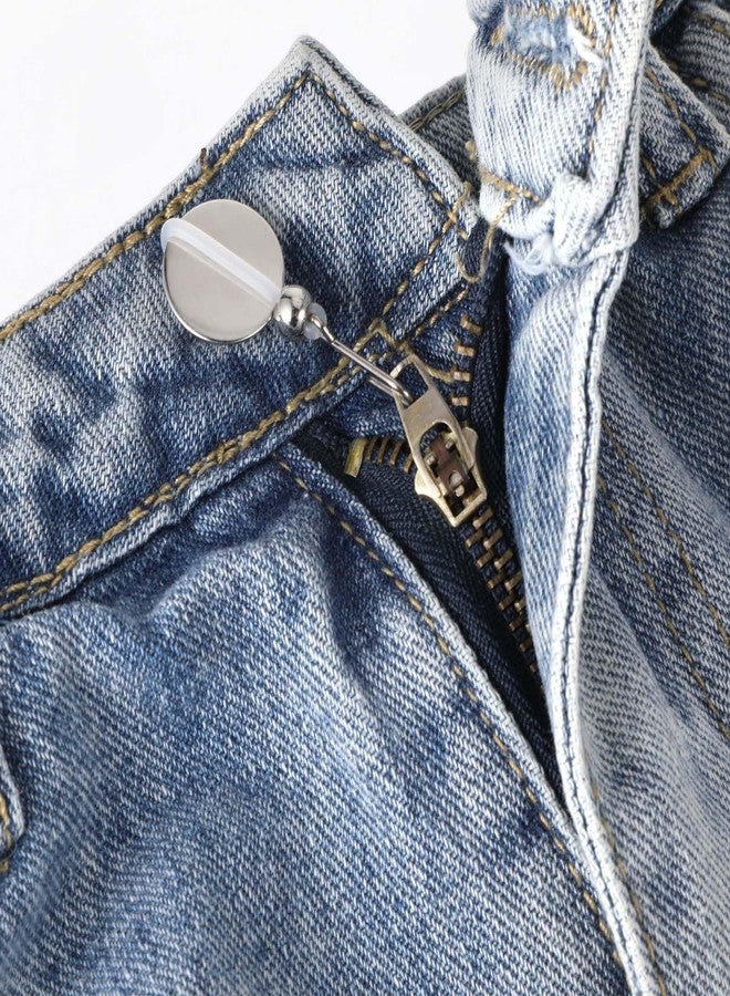Ymapinc 10 Pcs Zipper Holder Upper for Jeans, Zipper Locks Slipping Stopper Keep Zippers up on Pants Hooks for Jeans Buttons Clasp to Keep Pants Zippers up - Image 4