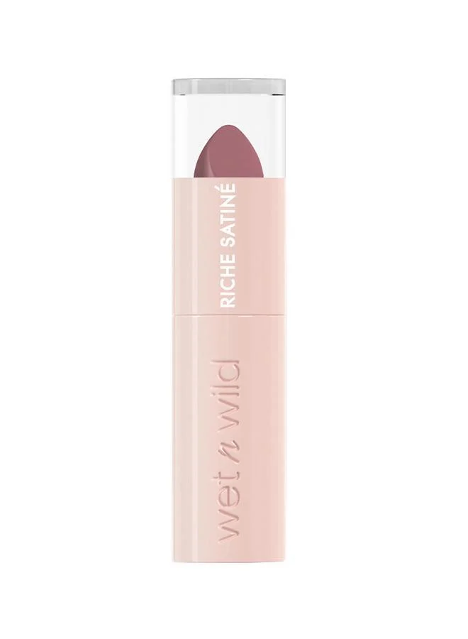 ويت اند وايلد Wet n wild Rich Satin Lipstick - Hush Lil Beige