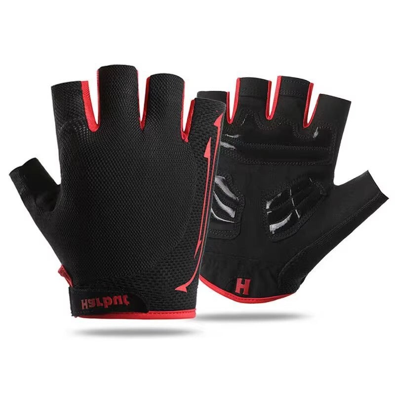 Sports Gloves With Air Cushion Anti Slip Wear Resistant Protection For Fitness Cycling And Outdoor Activities - Image 2