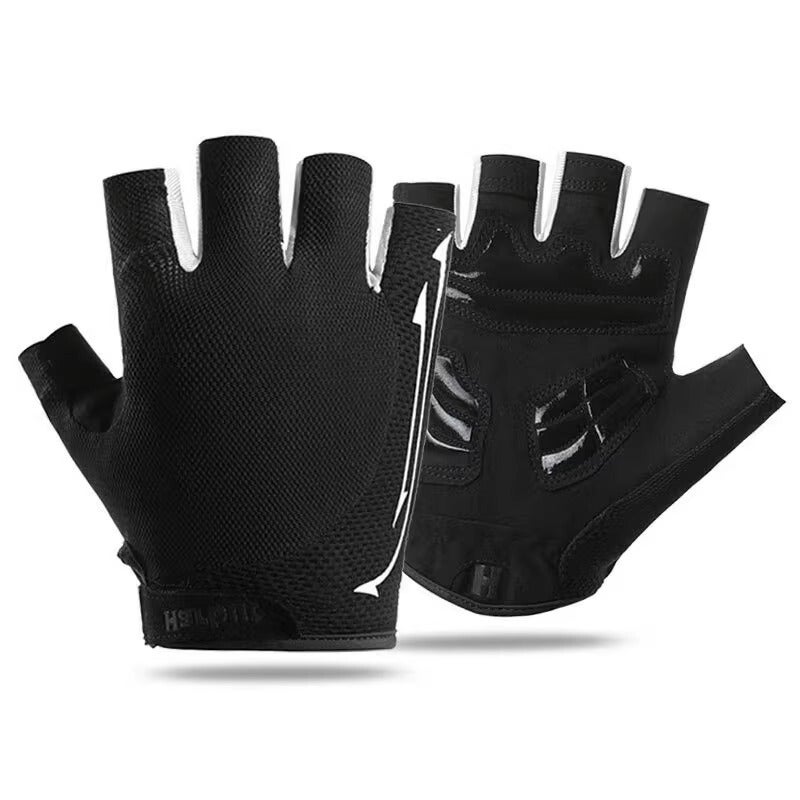 Sports Gloves With Air Cushion Anti Slip Wear Resistant Protection For Fitness Cycling And Outdoor Activities - Image 1