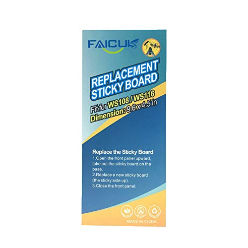 Faicuk Replacement Glue Board for WS108 Wall Sconce Fly Light - Pack of 10 - Image 2