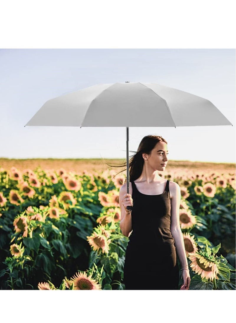 Generic - Windproof Travel Umbrella, Strong 8 Ribs Mini Umbrella Small UV Umbrella with Capsule Case, Portable Compact Folding Umbrella - Image 1
