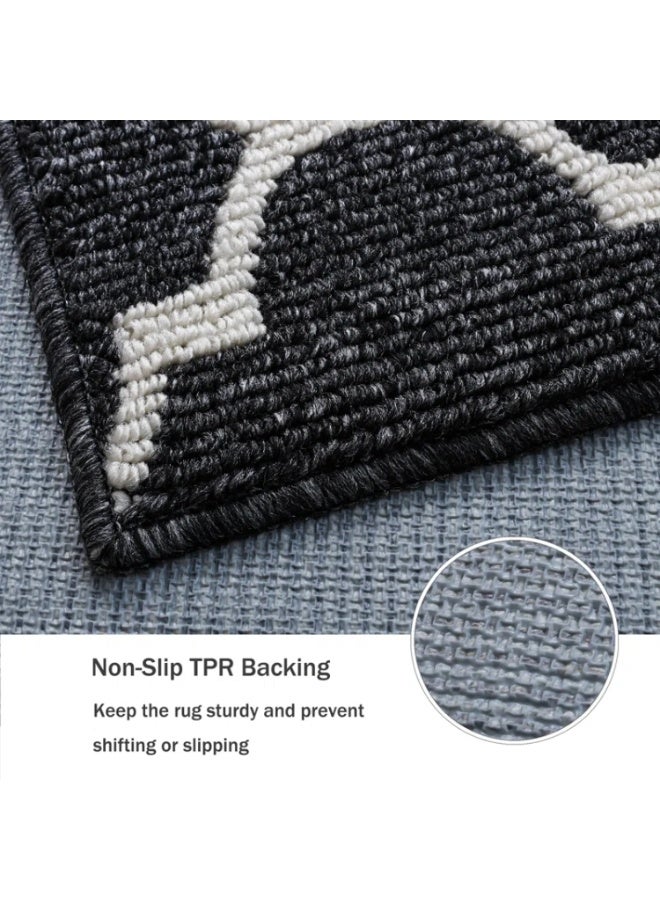 EBREEZZ 2-Piece Mat Set – Non-Slip, Machine Washable Rugs (40×120 cm Mat + 40×60 cm Mat) - Image 2