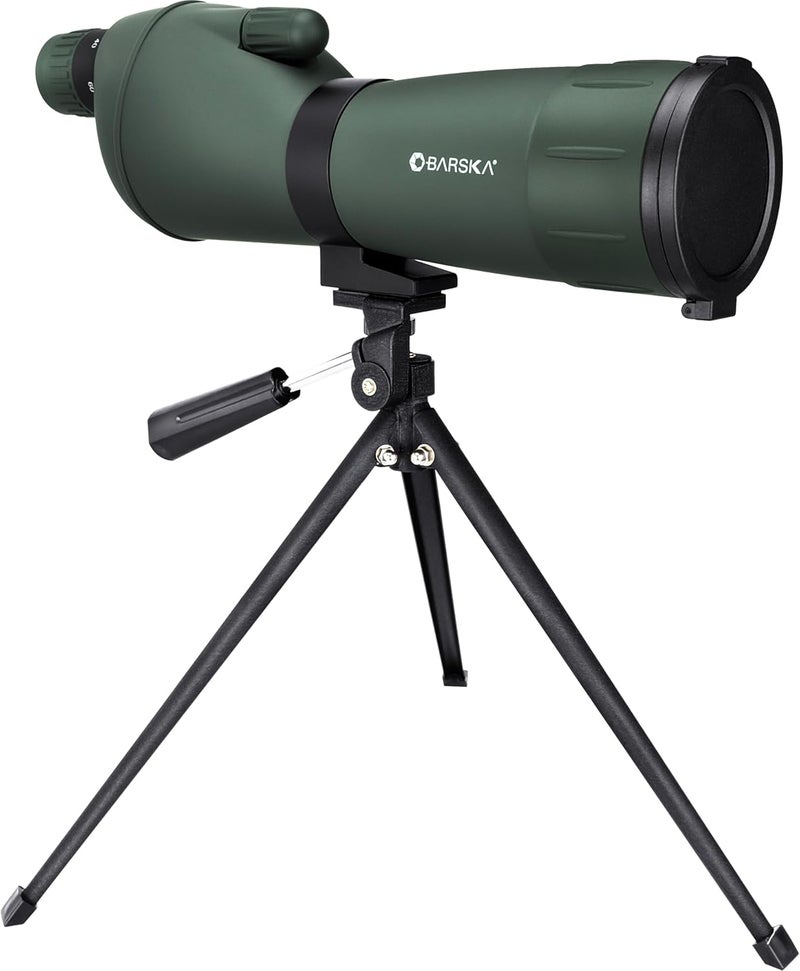BARSKA 20-60x60mm Colorado Zoom Straight Spotting Scope Waterproof with Flip-Down Lens for Target Shooting Range Hunting Birding - Image 1