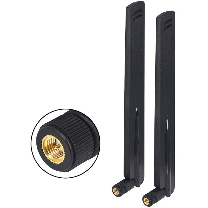 onelinkmore 12dBi 433MHz Antenna High Gain Radio Antenna SMA Male Connector Omni-Directional Antenna Wireless Antenna for Wireless Sensor Network Router Modem Pack of 2 - Image 1