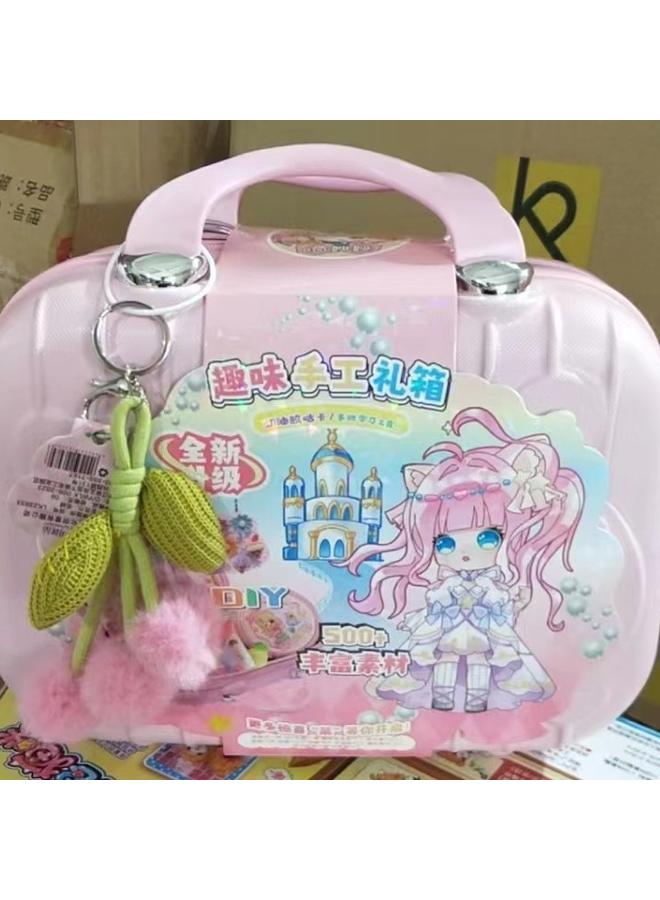 Bluejw Lac Diy Cream Glue Small Disc Sticker Suit Girl Children's Toy Goo-ka Plate Full Set Of Hand Account Kit - Image 1