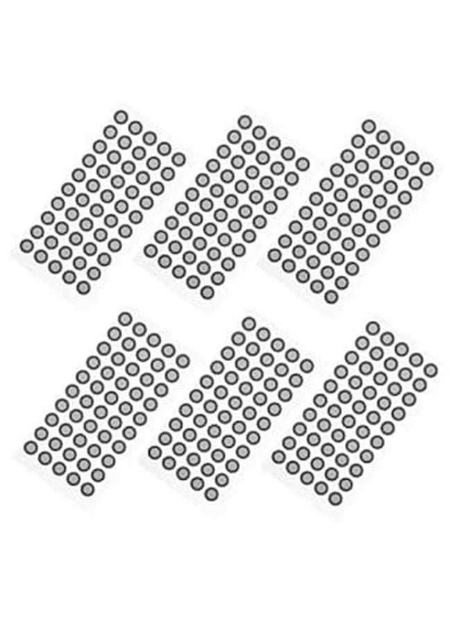 3D Scanning Positioning Targets Reflective Stickers 6 Sheets 300pcs 6mm ID - Image 1