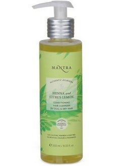 Mantra Herbal Henna And Citrus Lemon Conditioning Hair Cleanser For Dull & Dry Hair 250 Ml.  - Image 3