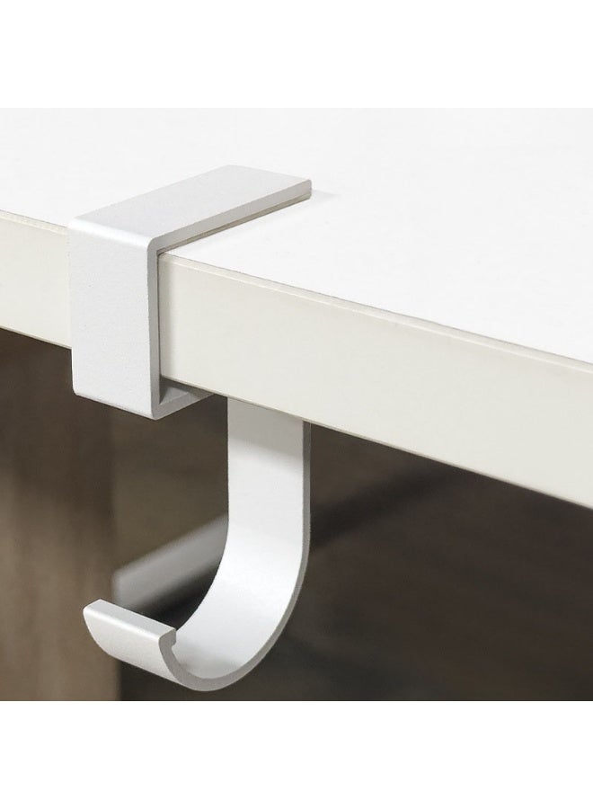 خطاف حقيبة للطاولة، شماعات حقائب يدوية شديدة التحمل للمكتب، خطاف مكتب من السبائك المعدنية للحقائب والمظلات والمفاتيح - Image 3