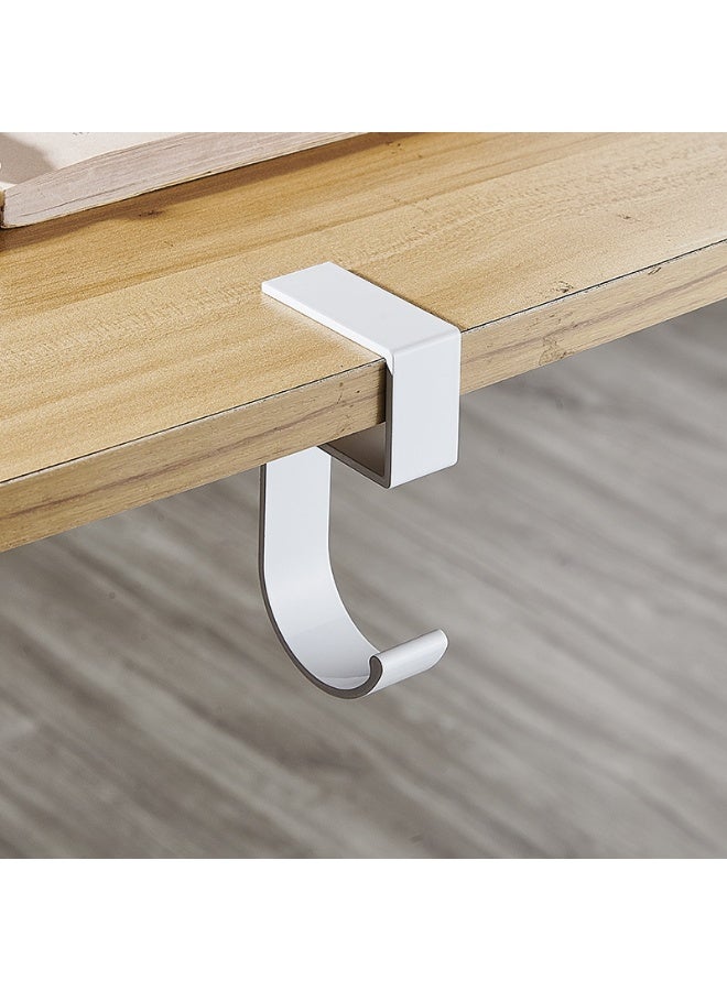 خطاف حقيبة للطاولة، شماعات حقائب يدوية شديدة التحمل للمكتب، خطاف مكتب من السبائك المعدنية للحقائب والمظلات والمفاتيح - Image 1