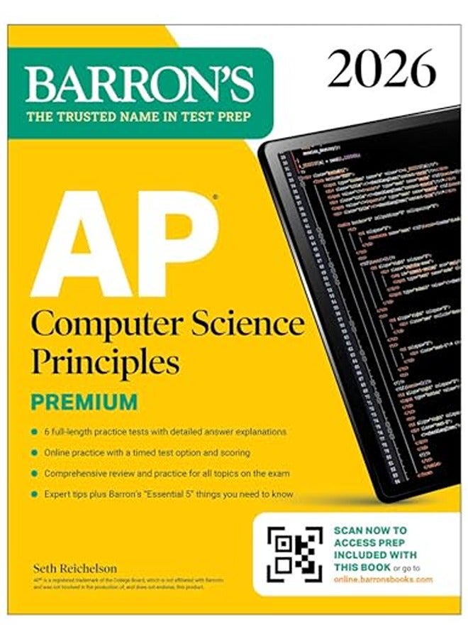 Ap Computer Science Principles Premium, 2026 Prep Book With 6 Practice Tests + Comprehensive Review