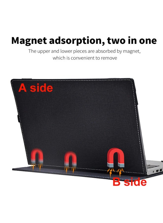 Laptop Cover Case for HP OmniBook X Laptop 14 2024 14 【not Compatible with Any Other Model】 2-in-1 PU Leather Detachable Notebook Sleeve Computer Bag Protective - Image 4
