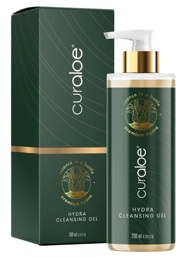 Curaloe Premium Aloe Vera Hydra Cleansing Gel 200ml - Image 2