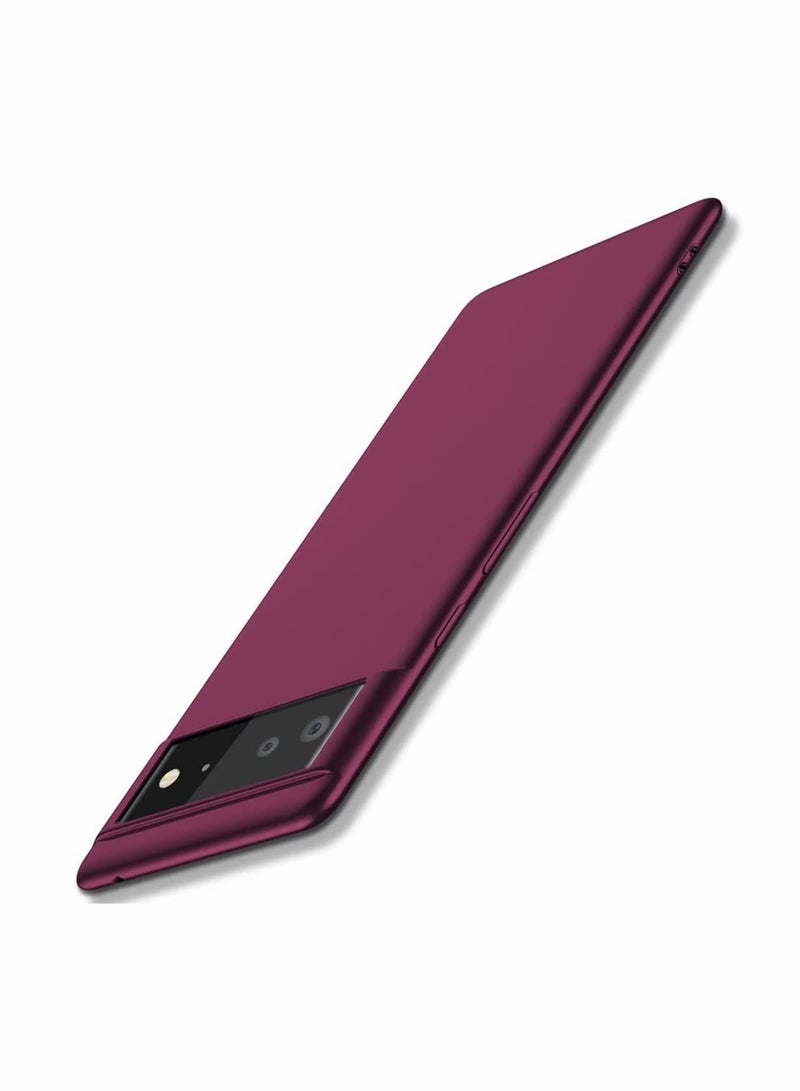Excefore Case for Google Pixel 6 Case Cover,Ultra-Thin Slim Fit Phone Cases Soft Flexible Matte Finish Coating Light Protective Back Cover Compatible WIith Google Pixel 6 6.4inch （Dark Red）  - Image 1