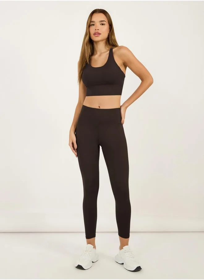 Styli Broad Waistband 7/8 Leggings