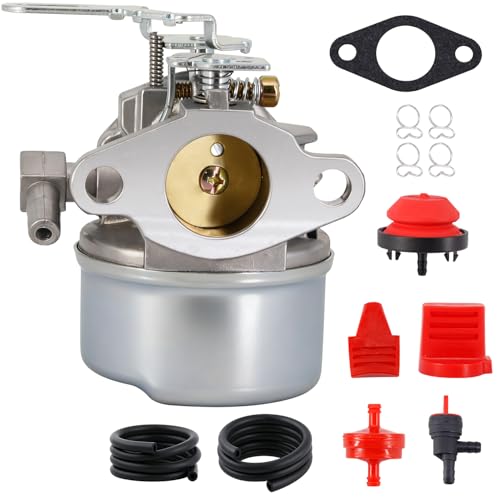 HOOAI 640084B Carburetor Compatible with Tecumseh 5HP MTD 632107A 632107 640084 640084A TORO 521 Snow Blower HSSK40 HSSK50 HS50 LH195SA 632107 640084 640105 640299 632107A 4&5 HP Engines - Image 1