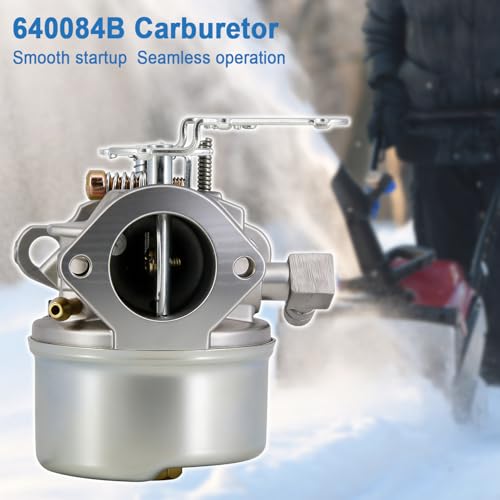 HOOAI 640084B Carburetor Compatible with Tecumseh 5HP MTD 632107A 632107 640084 640084A TORO 521 Snow Blower HSSK40 HSSK50 HS50 LH195SA 632107 640084 640105 640299 632107A 4&5 HP Engines - Image 4