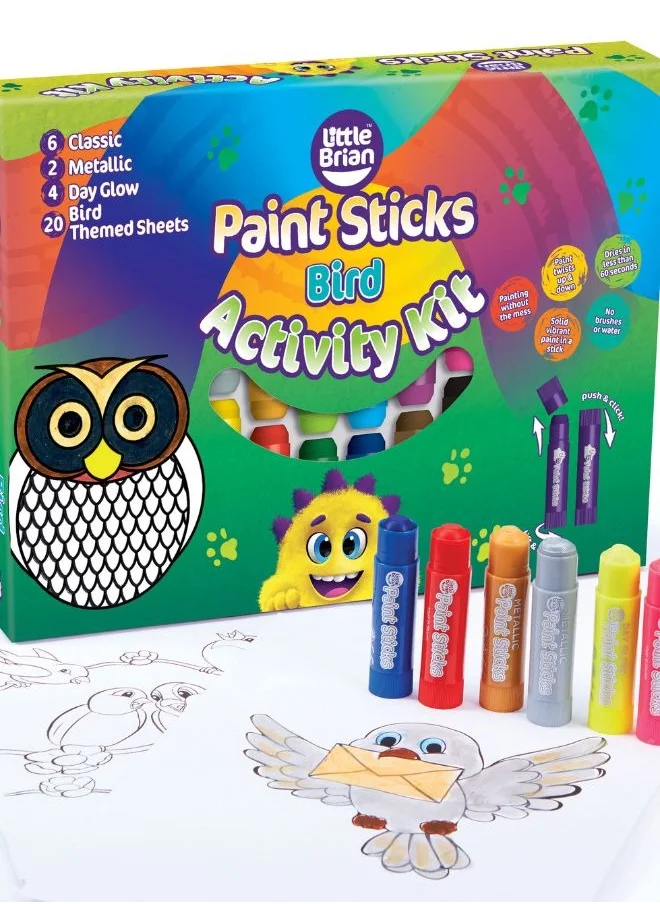 Little Brian Little Brian Paint Sticks A4 Activity Kit