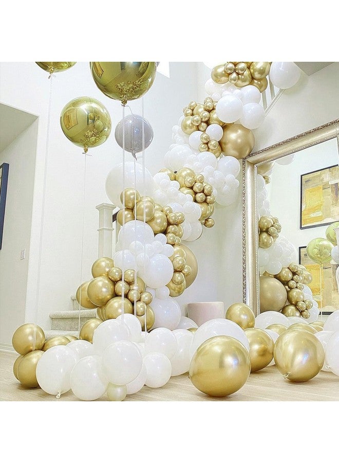 PartyWoo Metallic Light Gold Balloons 100 pcs 10 Inch Gold Balloons for Birthday Graduation Boys Baby Shower New Year Gender Reveal Anniversary Bridal Shower Engagement Party Decorations Gold-G129 - Image 3