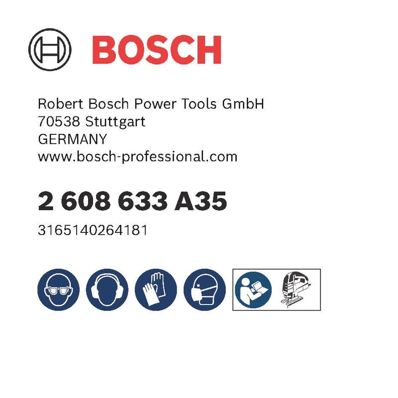 BOSCH Professional Jigsaw Blades T144Dp, Blade Length 100Mm,Suitable For Ground Softwood, Chipboard, Wood Core Ply, Fibre Boards(5-50 Mm), Doors, Kitchen Worktops(<50 Mm),Pack Of 5 - Image 5