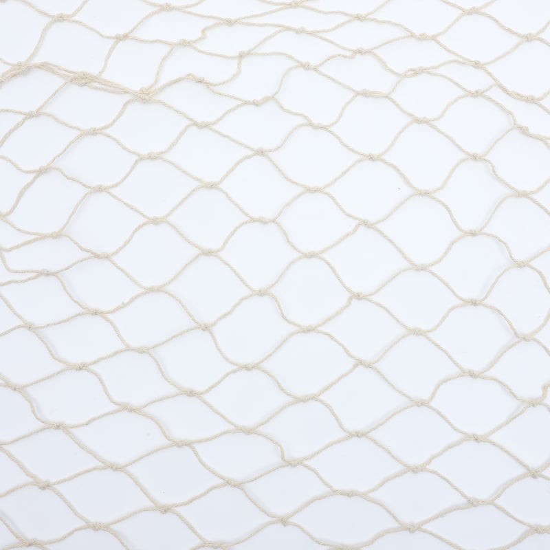 4 pcs Fish Net Decoration Party Decor Mediterranean Style Hanging Fish Net Wall Decor - Image 2