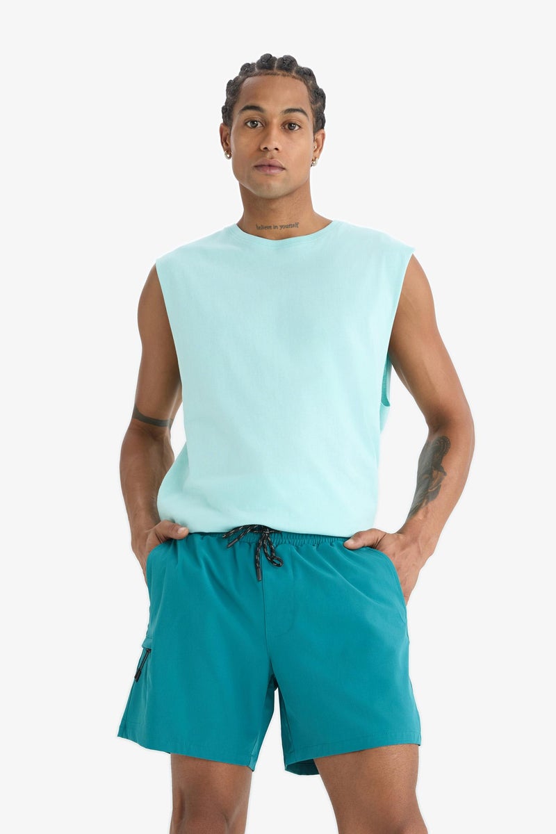 DeFacto Man DeFactoFit Printed Flexible Texture Sports Swim Shorts - Image 4