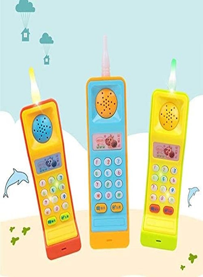 Bluebell Orange New Colorful Mini Funny Mobile Phone Musical Cordless Light and Sound Cartoon for Kids Toy Colorful Smart Feature Toys Best for Flip Small Birthday Gifts Boys Girls. - Image 4