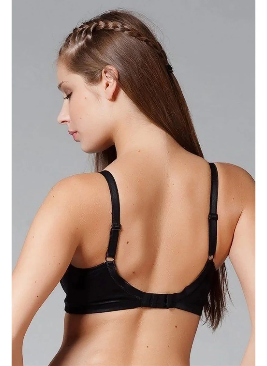 Yeni İnci 1910 Women Minimizer Single Bra - Black