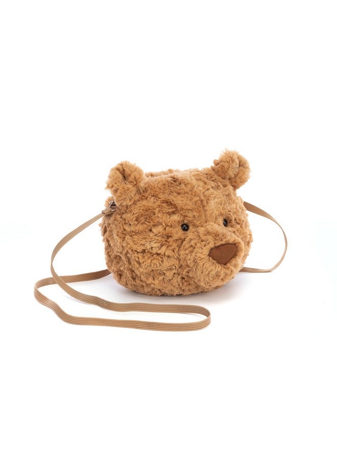 Bartholomew Bear Plush Bag, 7 inches - Crossbody and Shoulder Purse - Fun and Unique Handbag - Image 1