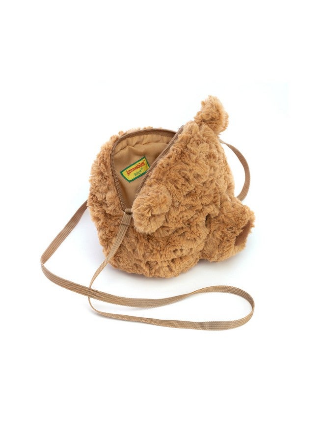 Bartholomew Bear Plush Bag, 7 inches - Crossbody and Shoulder Purse - Fun and Unique Handbag - Image 2