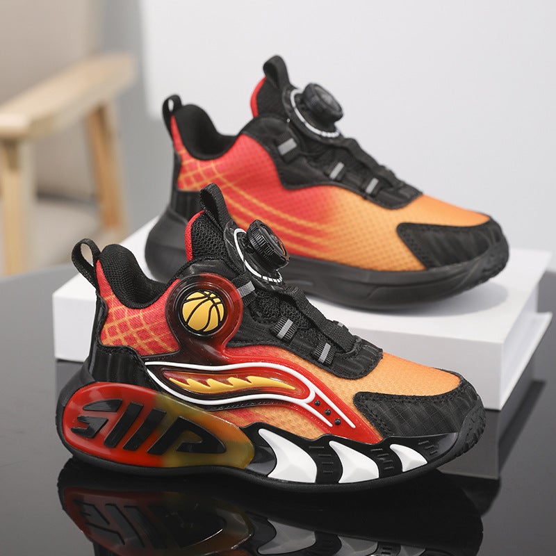 Mesh Sneakers Lightweight Flexible Sole Walking Shoes For Kids Indoor And Outdoor Activities - Image 1