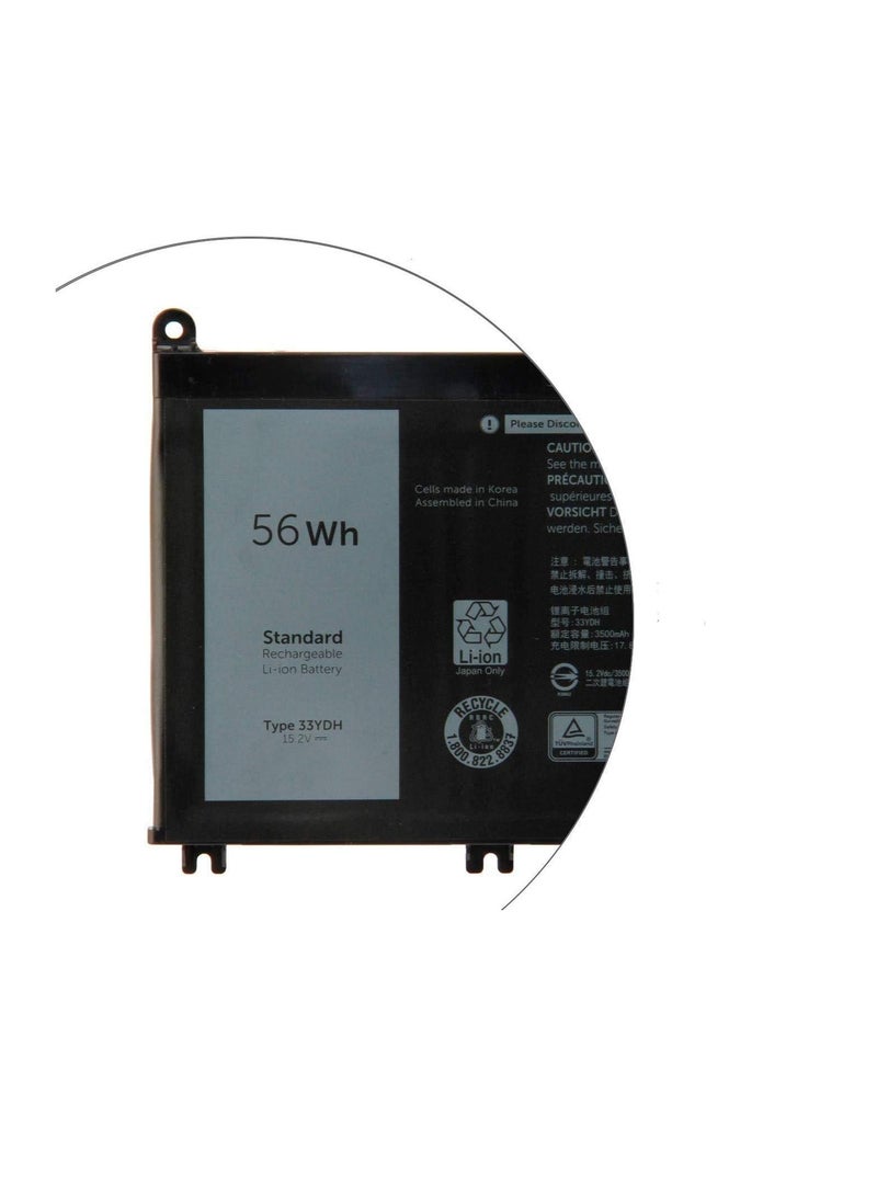 Terabyte 55Wh 33YDH Laptop Battery Replacement For 17 7000 7778 7779 7786 7773 15 7577 G3 3579 3779 G5 5587 G7 7588 Latitude 13 3380 14 3490 15 3590 3580 Pvht1 P30E 81Pf3 081Pf3 - Image 2