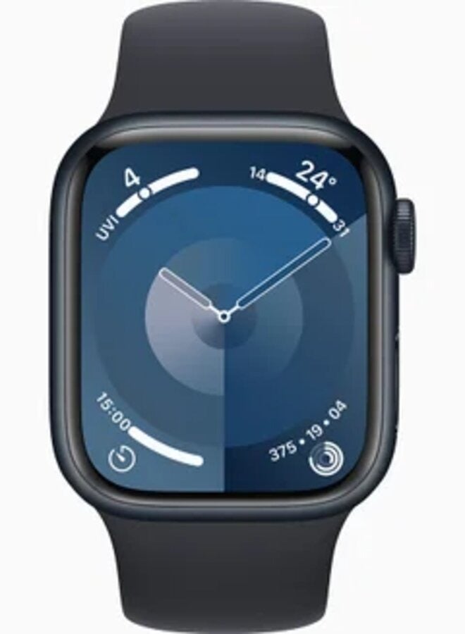 Apple Watch Series 9 GPS 45mm Midnight Aluminium Case With Midnight Sport Band Midnight Sport Band - Image 1