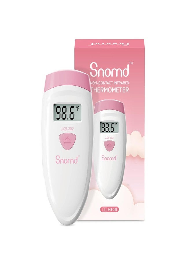 Snomd Non-Touch Forehead Thermometer, Digital Infrared Thermometer 2 in 1 for Adult and Kids Baby Thermometer with Fever Alarm - Image 1