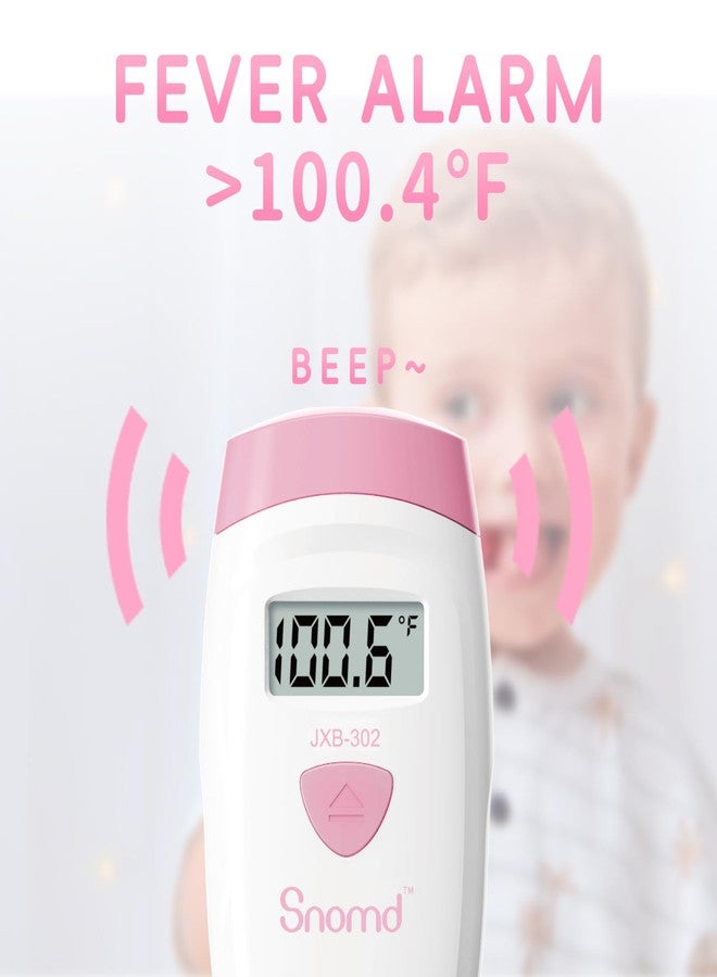 Snomd Non-Touch Forehead Thermometer, Digital Infrared Thermometer 2 in 1 for Adult and Kids Baby Thermometer with Fever Alarm - Image 4