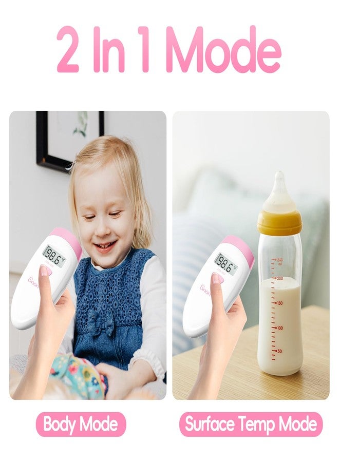 Snomd Non-Touch Forehead Thermometer, Digital Infrared Thermometer 2 in 1 for Adult and Kids Baby Thermometer with Fever Alarm - Image 2