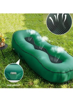 Arabest Automatic Inflatable Couch, Inflatable Chair Air Mattress Sofa with Built in Pump, Blow Up Couch Portable Inflatable Lounger for Camping, Tent, Hiking, Outdoor, Indoor  - Image 3