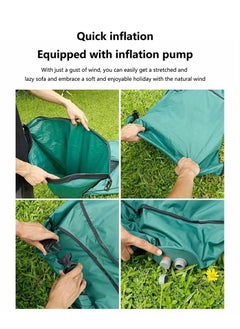 Arabest Automatic Inflatable Couch, Inflatable Chair Air Mattress Sofa with Built in Pump, Blow Up Couch Portable Inflatable Lounger for Camping, Tent, Hiking, Outdoor, Indoor  - Image 4