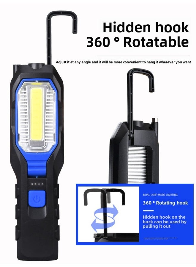Loquat Super Bright Work Light Auto Repair Repair Light Led Magnetic Strong Light Car Repair Car Repair Lighting Flashlight Charging-Product Specifications:Ultimate Version 200w Single Magnet Adsorption 36 - Image 5