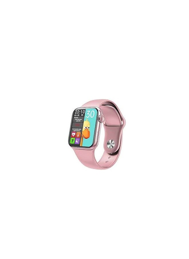 Smart - smart watch that comes in a very beautiful shape. Its color is pink. The battery capacity is 180 mAh. It is resistant to water and dust. It comes with a beautiful strap for women. - Image 1