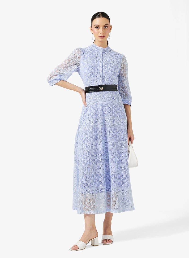 Khizana Lace A-line Dress - Image 1