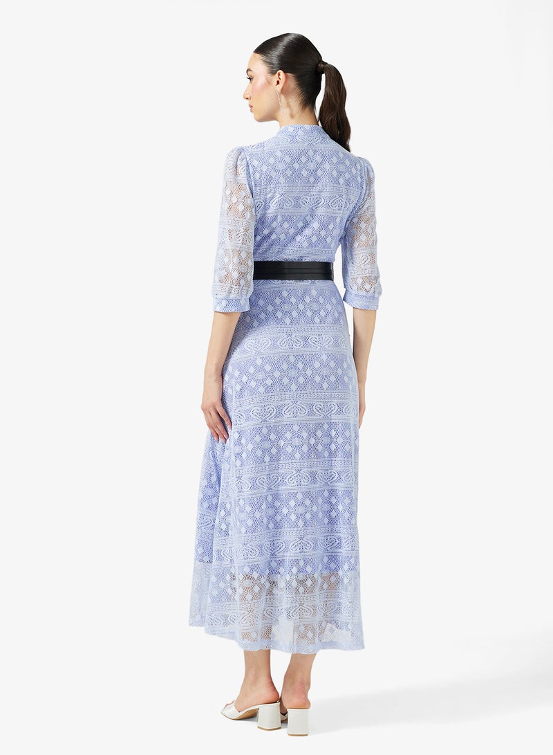 Khizana Lace A-line Dress - Image 2