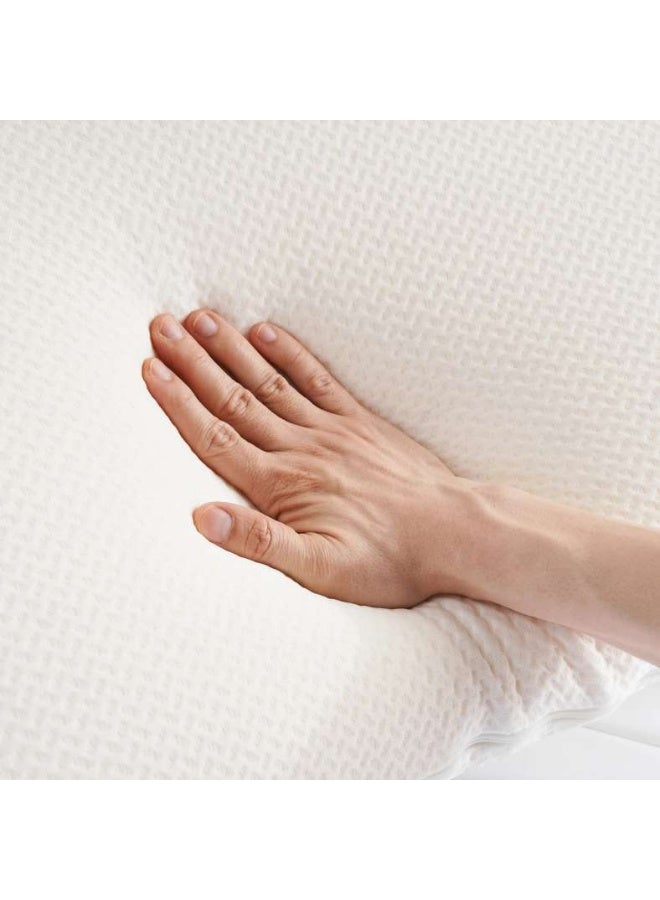 Pan Home وسادة كليمي من إسفنج الذاكرة برائحة جوز الهند 45x70x13 سم - بيضاء - Image 4