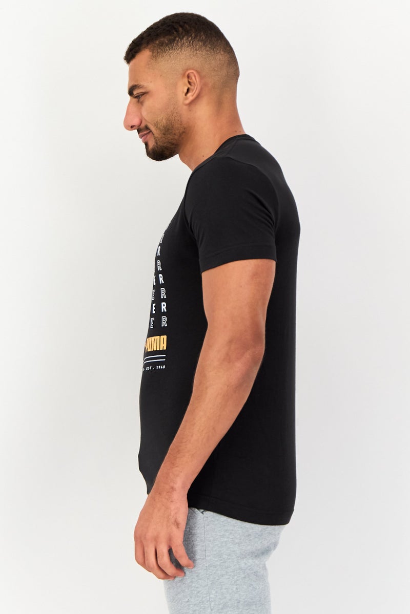 PUMA Men Sportswear Fit Short Sleeve Outdoor T-Shirt, Black - Image 4