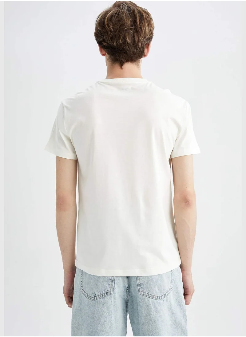DeFacto Man Regular Fit Crew Neck Short Sleeve T-Shirt