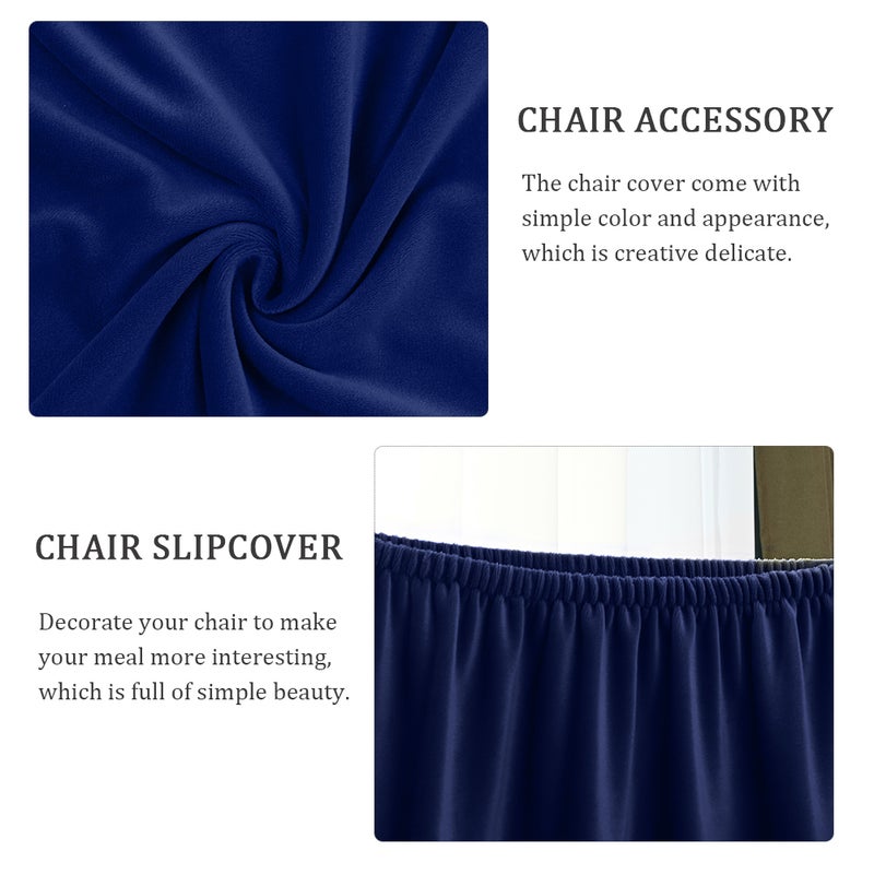 Household Chair Cover Wear-resistant Stool Cover Polyester Chair Protector Chair Accessory - Image 3